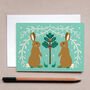 Christmas Rabbit Wrapping Paper, thumbnail 4 of 4