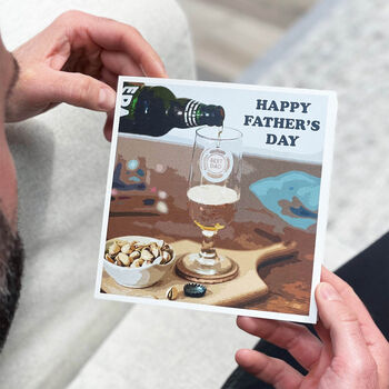 Personalised Father's Day Beer Card, 2 of 2