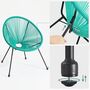Set Of Three Garden Patio Acapulco Chair With Table, thumbnail 4 of 8