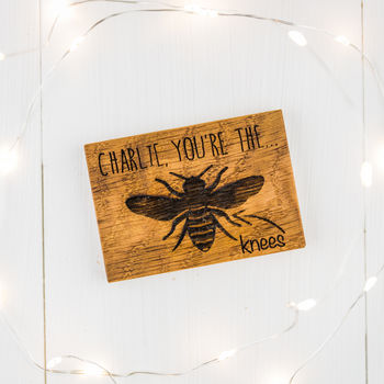 Personalised Bees Knees Magnet Gift Card, 2 of 2