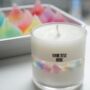 Gift Box Of Two Personalised Soy And Gems Candles, thumbnail 2 of 5