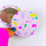 Pink Terrazzo Pocket Mirror With Pouch, thumbnail 1 of 7