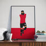 Jesse Lingard Manchester Football Poster, thumbnail 1 of 4