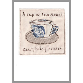 Personalised Tea Cup Card For Any Occasion, 8 of 12