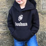 Children's Personalised Rugby Hoodie, thumbnail 3 of 3