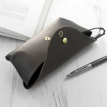 Personalised Leather Origami Glasses Case, 9 of 12