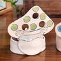 Handmade Pottery Toadstool Mushroom Tea Light Holders, thumbnail 4 of 7