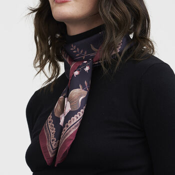 Aurora Tales Peach Square Scarf, 3 of 8