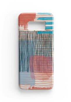 Giant Sparrows Abstract Striped Geo Red Phone Case, 6 of 6