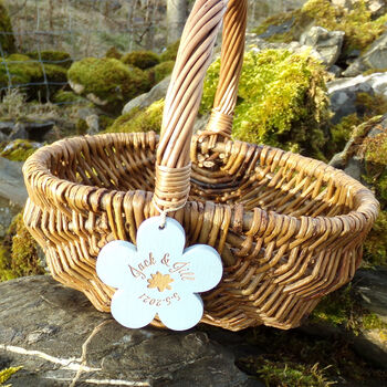 Personalised Flower Girl Basket, 3 of 7
