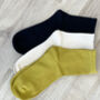 Pack Of Three Frilled Cuff Solesmith Socks, thumbnail 5 of 10