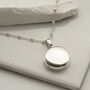 Sterling Silver Round Locket, thumbnail 3 of 9