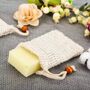 Natural Sisal Cotton Soap Bag For Exfoliation Massage, thumbnail 1 of 2