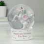 Personalised Unicorn Glitter Snow Globe, thumbnail 2 of 3