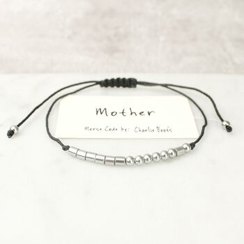 Family Morse Code Bracelets, Mix And Match, 4 of 9