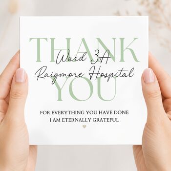 Thank You Doctor Card, Thank You For Your Support, Surgery Card, 3 of 8