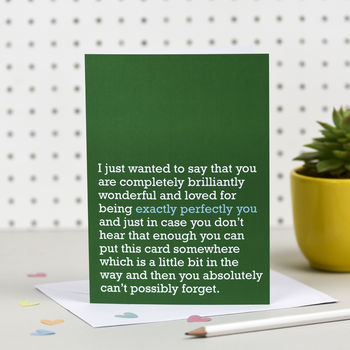 Exactly Perfectly You : Card To Celebrate Someone Great, 3 of 7