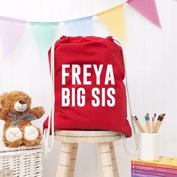 Girl's Personalised Sister Gym Bag, 3 of 8