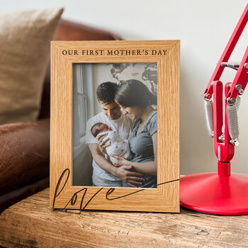 Personalised Our First Mother's Day Photo Frame, 8 of 9