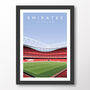 Arsenal Emirates Stadium Poster, thumbnail 7 of 7