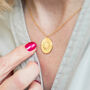 Bright Star Oval Necklace, thumbnail 2 of 10