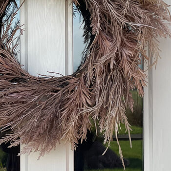 Woodstock Faux Pampas Wreath, 2 of 2