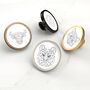 Geometric Animal Cabinet Knobs For Children's Bedroom, Nursery's, Playroom In A Gold, Silver, Black And Antique Gold Base, thumbnail 1 of 9