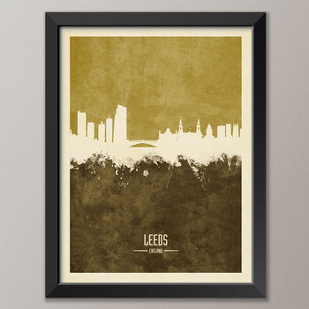 Leeds Skyline Print And Box Canvas, 6 of 6