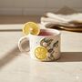 Lemon Blossom Handmade Ceramic Mug, thumbnail 1 of 2