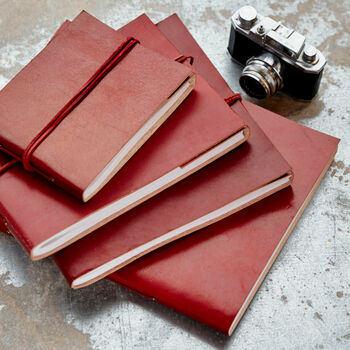 Personalised Anniversary Distressed Leather Photo Album, 4 of 12