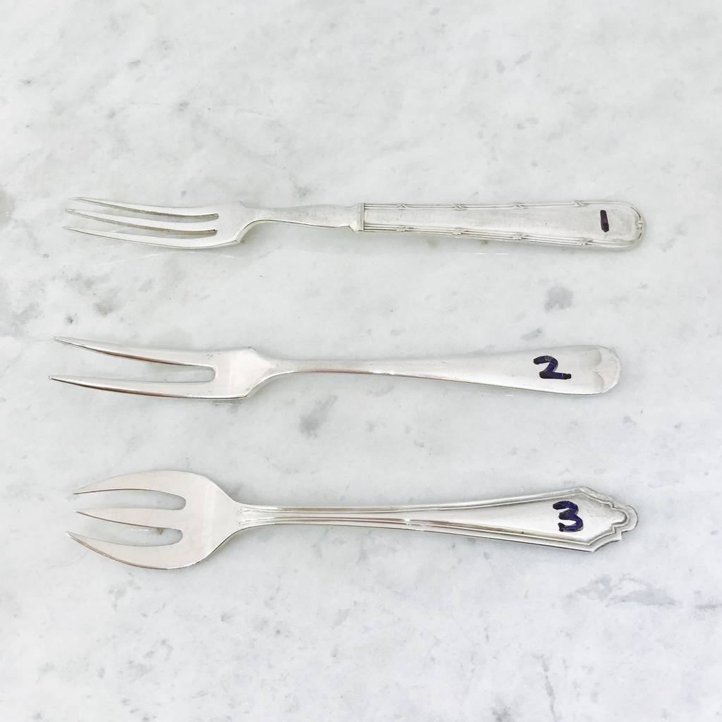 personalised vintage pickle fork by vintage candy