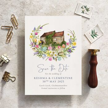 Spring Flowers Wedding Invitation Suite, 3 of 12