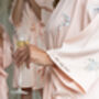 Personalised Bridal Wedding Butterfly Dressing Gown, thumbnail 8 of 9