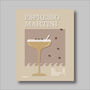 Espresso Martini Cocktail Print Four Colour Options, thumbnail 2 of 8