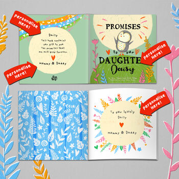 Personalised 'Promises To You' Book For Son Or Daughter, 2 of 11
