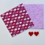 Fold Your Own Origami Paper Heart Boxes Kit, thumbnail 7 of 7