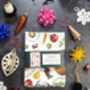 Christmas Dinner Tea Towel | 100% Cotton | Holiday Kitchen Accessory, thumbnail 1 of 5
