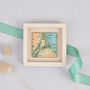 Personalised Miniature Square Map Framed Gift, thumbnail 11 of 11