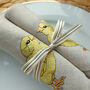 Set Of Two Embroidered Little Chick Napkins, thumbnail 6 of 8