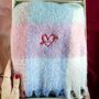 Cosy Wool Personalised Valentines Scarf Gift For Her, thumbnail 1 of 6