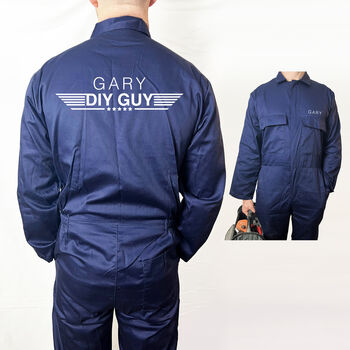 Personalised Diy Guy Home Renovation Overalls, 2 of 5
