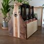 Luxury Wooden Beer Caddy, thumbnail 1 of 5