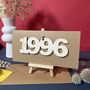 Personalised 30th Birthday 1996 Year Card, thumbnail 11 of 12