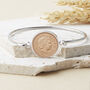 18th Birthday 2008 Penny Coin Bangle Bracelet, thumbnail 1 of 9