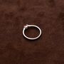Ruby Red Birthstone Ring, Customisable Rings, Engraved Jewellery, thumbnail 6 of 10