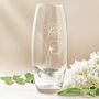 Engraved July Birth Flower 'Water Lily' Vase, thumbnail 1 of 7
