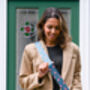 Teal Flamingo Bag Strap | Extra Long Crossbody Replacement Bag Strap, thumbnail 3 of 6
