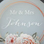 Personalised Wedding Cake Topper Rose Design, thumbnail 5 of 7