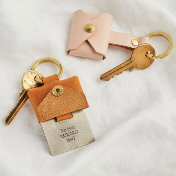 Personalised Pop Up Leather Photo Keyring, 4 of 9