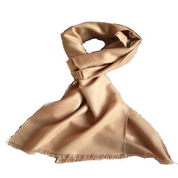 Scarf Camel / Beige Colour Soft And Warm, 2 of 8
